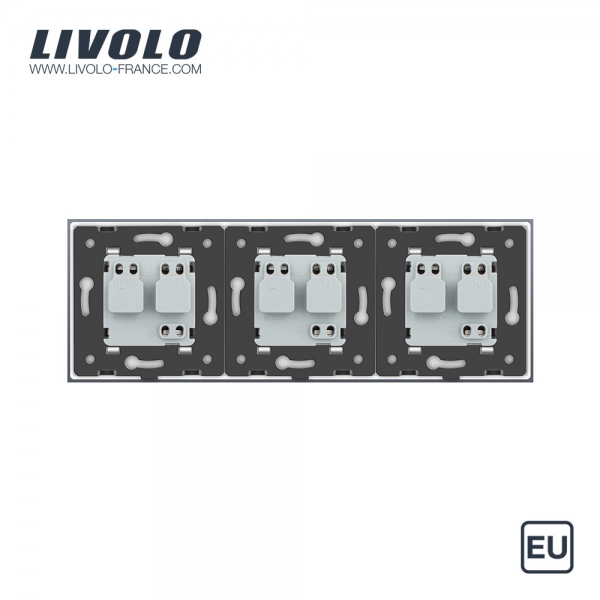 Prise de courant adaptateur universel avec terre - Livolo France